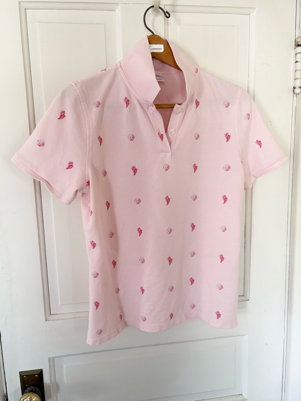 Brooks Brothers Light Pink Cotton Polo Top